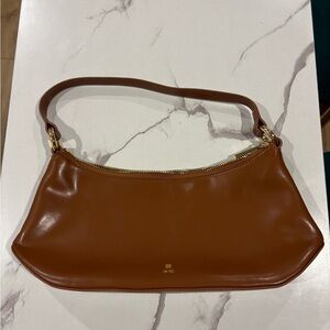 JW PEI Brown Leather Shoulder Bag